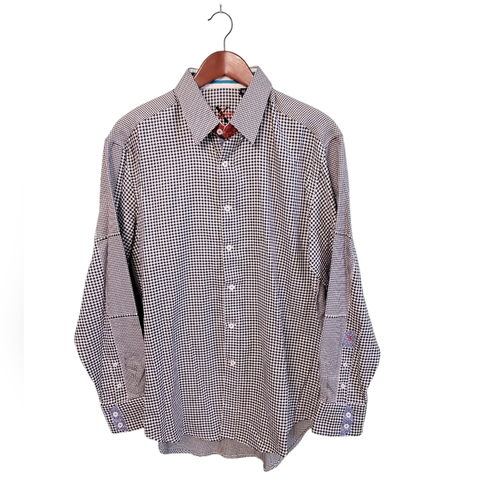 Robert Graham X Collection Designer Mens Button Front Size Large